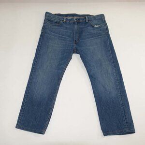 Levi's Men's 505 Straight Leg Jeans Size 42 x 27 Blue Classic Rise Denim